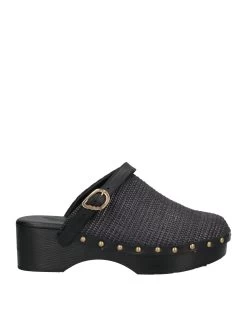 Ancient Greek Sandals 10 ANCIENT GREEK SANDALS Black Women‘s Mules And Clogs