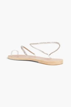 Ancient Greek Sandals Irina Crystal-embellished PVC Sandals -Ancient Greek Sandals w1020 q80 124