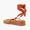 Ancient Greek Sandals Evelina Braided Rope Platform Sandals