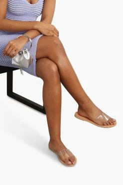 Ancient Greek Sandals Tessa Crystal-embellished PVC Slides -Ancient Greek Sandals w1020 q80 283