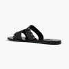 Ancient Greek Sandals Aptero Studded Raffia Slides