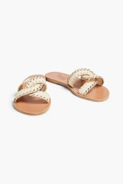 Ancient Greek Sandals Desmos Leather Slides -Ancient Greek Sandals w1020 q80 303