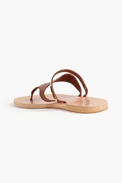 Ancient Greek Sandals Drepani Textured-leather Sandals