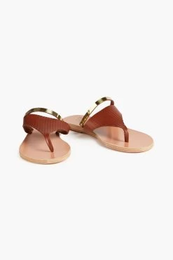 Ancient Greek Sandals Drepani Textured-leather Sandals -Ancient Greek Sandals w1020 q80 351