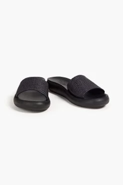 Ancient Greek Sandals Taygete Raffia Slides -Ancient Greek Sandals w1020 q80 423