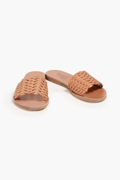 Ancient Greek Sandals Taygete Woven Leather Slides -Ancient Greek Sandals w1020 q80 488
