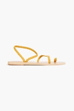 Ancient Greek Sandals Eleftheria Braided Suede Sandals -Ancient Greek Sandals w1020 q80 499