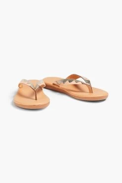 Ancient Greek Sandals Ammos Two-tone Metallic Leather Sandals -Ancient Greek Sandals w1020 q80 91